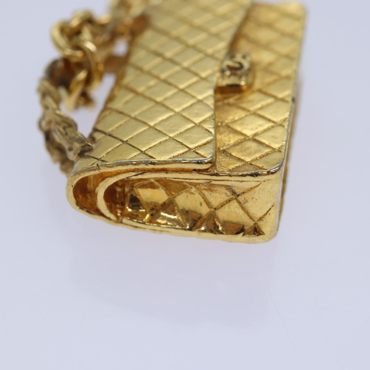 CHANEL Necklace Metal Gold CC 87804A