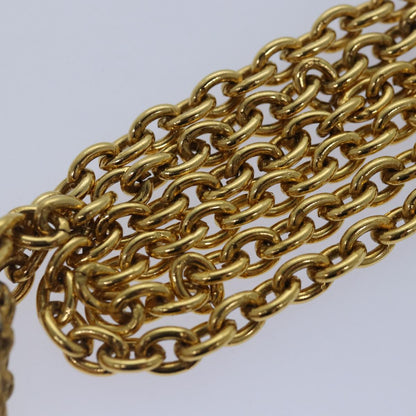 CHANEL Necklace Metal Gold CC 87804A