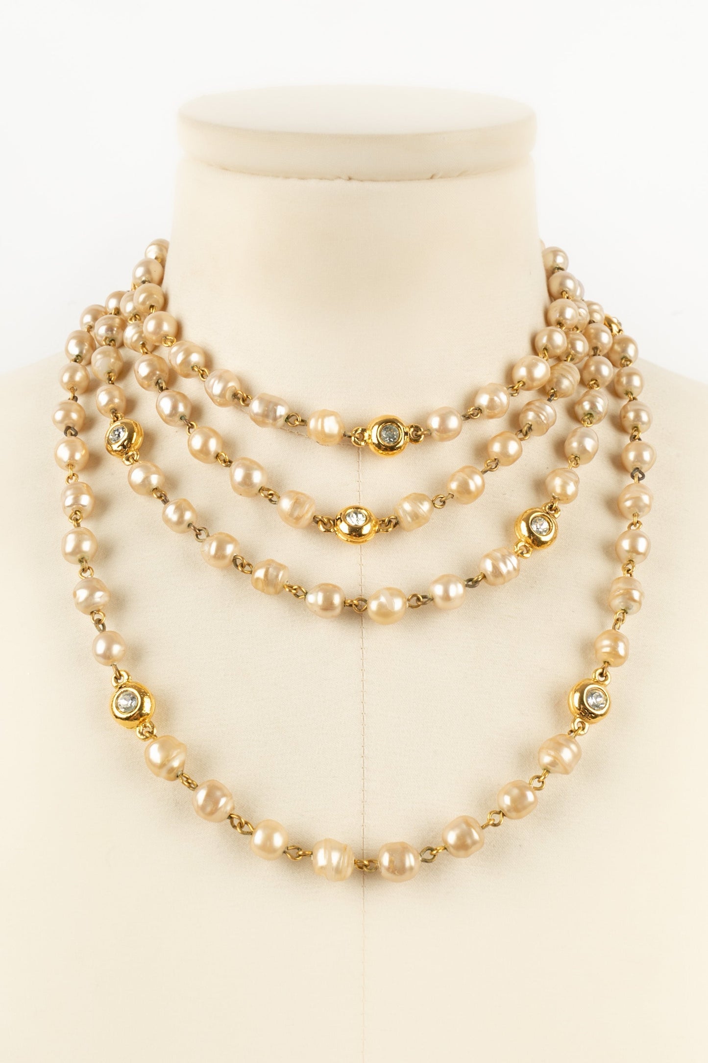 Collier de perles Chanel 1980s