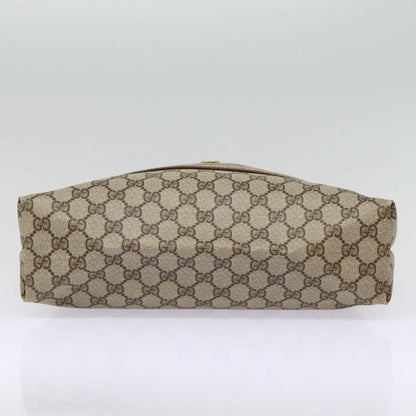 GUCCI GG Supreme Web Sherry Line Tote Bag PVC Beige Red 39 02 003  88151