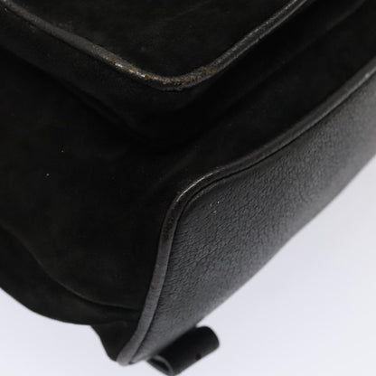 GUCCI Bamboo Backpack Suede Black Gold 003 58 0016  88180