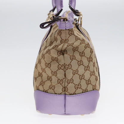 GUCCI GG Canvas Tote Bag Beige Gold 257069  88424