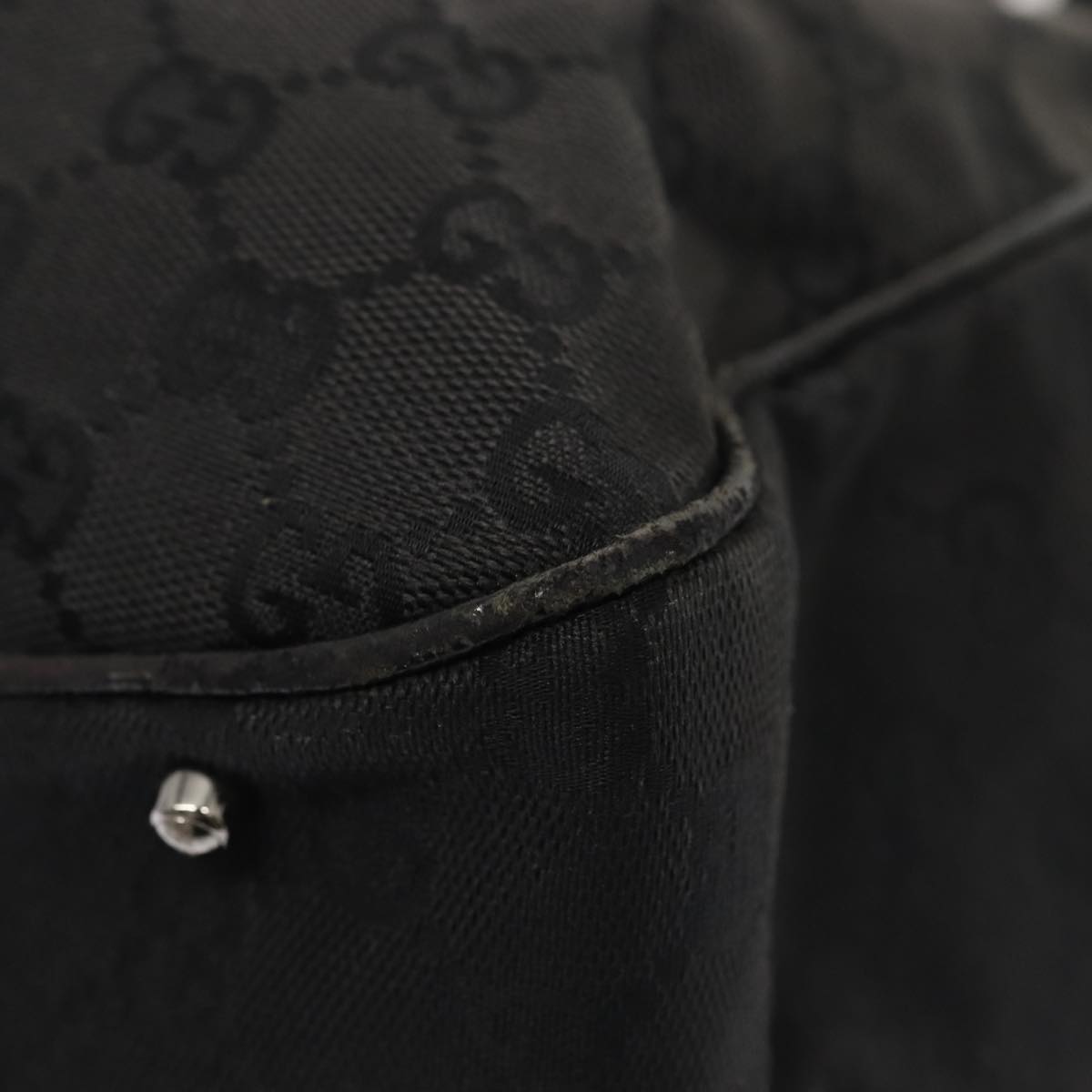GUCCI GG Canvas Tote Bag Black 113017  88660