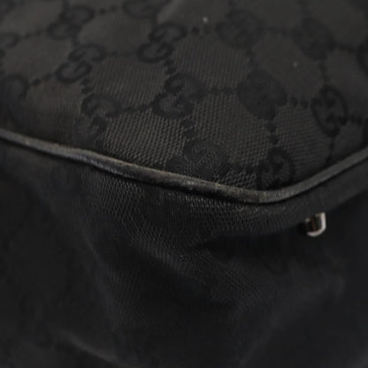 GUCCI GG Canvas Tote Bag Black 113017  88660