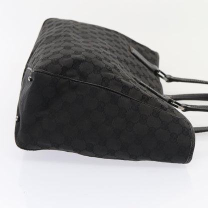 GUCCI GG Canvas Tote Bag Black 113017  88660