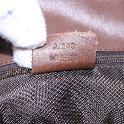 GUCCI GG Canvas Tote Bag Beige Silver 31243  88782