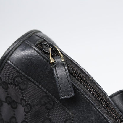 GUCCI GG Canvas Tote Bag Black Gold  88788