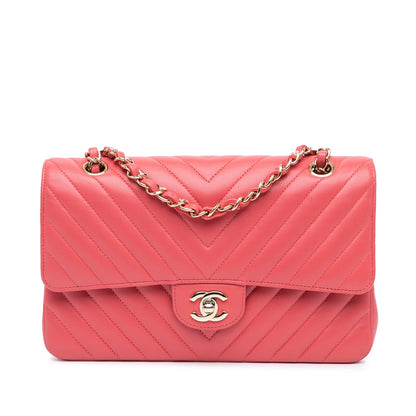 Chanel Sac Medium Classic Chevron Lambskin Double Flap