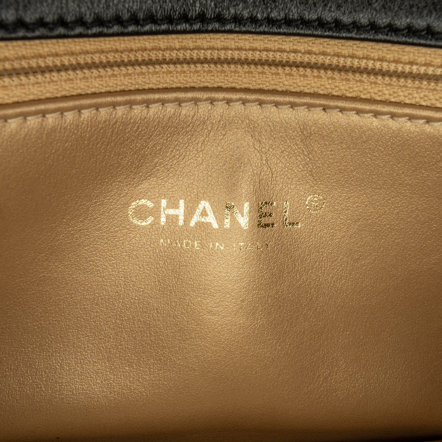 Black Chanel Quilted Lambskin Octagonal Buckle Crossbody