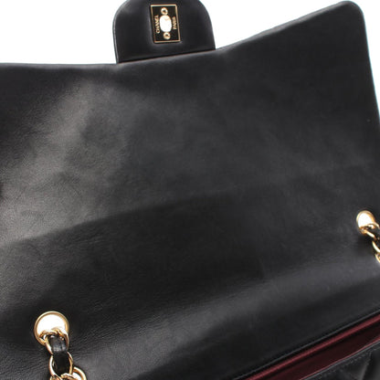 Black Chanel Maxi Classic Lambskin Single Flap Shoulder Bag