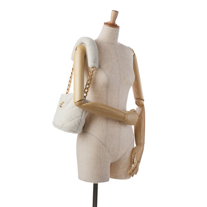 Chanel Sac Shearling CC Shoulder Bag