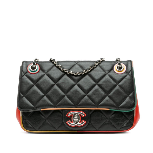 Chanel Sac Small Quilted Lambskin Cuba Color Flap