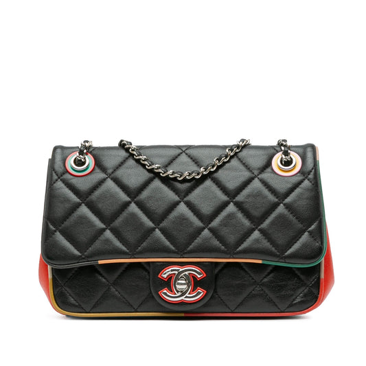 Chanel Sac Small Quilted Lambskin Cuba Color Flap