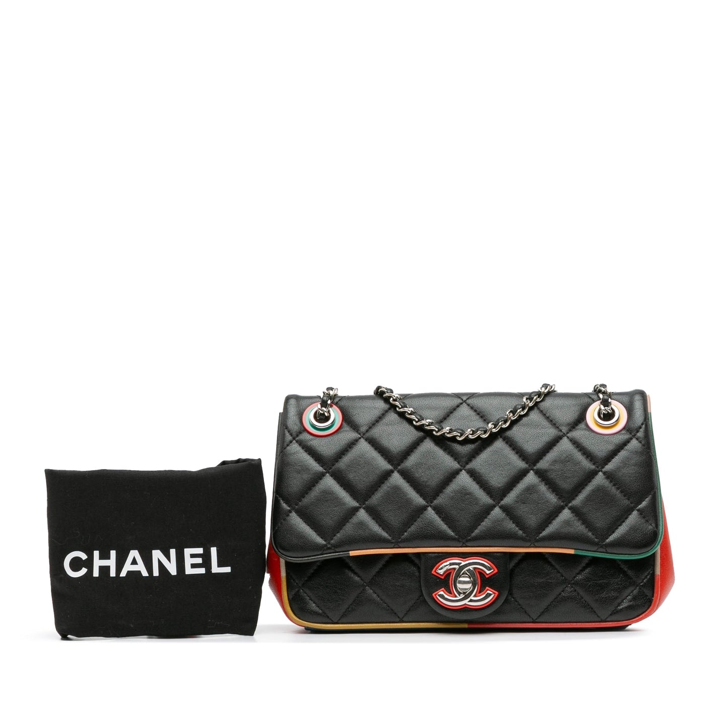 Chanel Sac Small Quilted Lambskin Cuba Color Flap