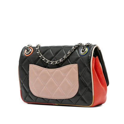 Chanel Sac Small Quilted Lambskin Cuba Color Flap