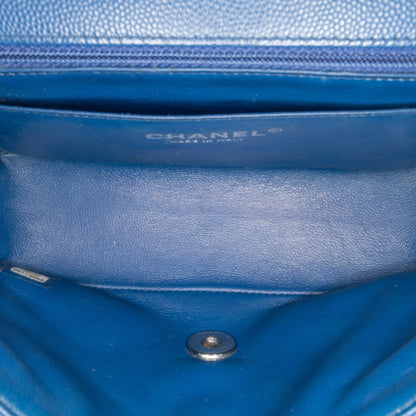 Chanel Sac Mini Rectangular Classic Chevron Caviar Single Flap