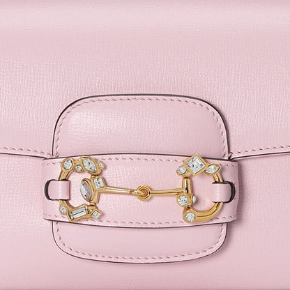 (WMNS) Gucci Horsebit 1955 Small Shoulder Bag 'Pink' 735178-AACPL-5941