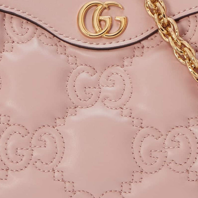 (WMNS) Gucci GG Matelasse Handbag 'Light Pink' 735049-UM8HG-5941