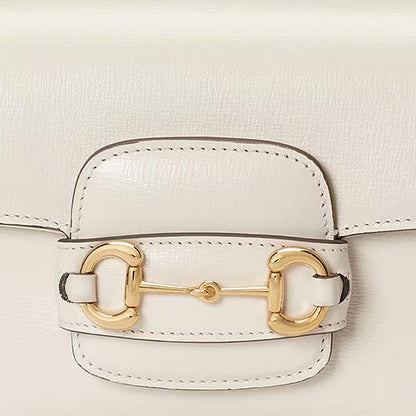 (WMNS) Gucci Horsebit 1955 Small Shoulder Bag 'White' 735178-1DB0G-9022
