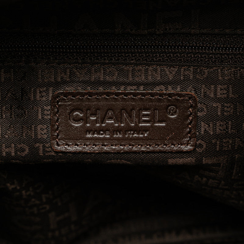 Chanel Caviar Skin Chocobar Tote Shoulder Bag A26135