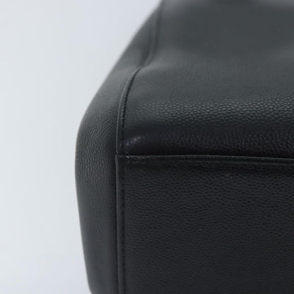 CHANEL COCO Mark Shoulder Bag Caviar Skin Black CC 90649
