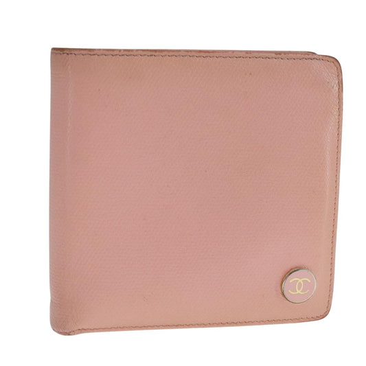 CHANEL Wallet Caviar Skin Pink CC 90900