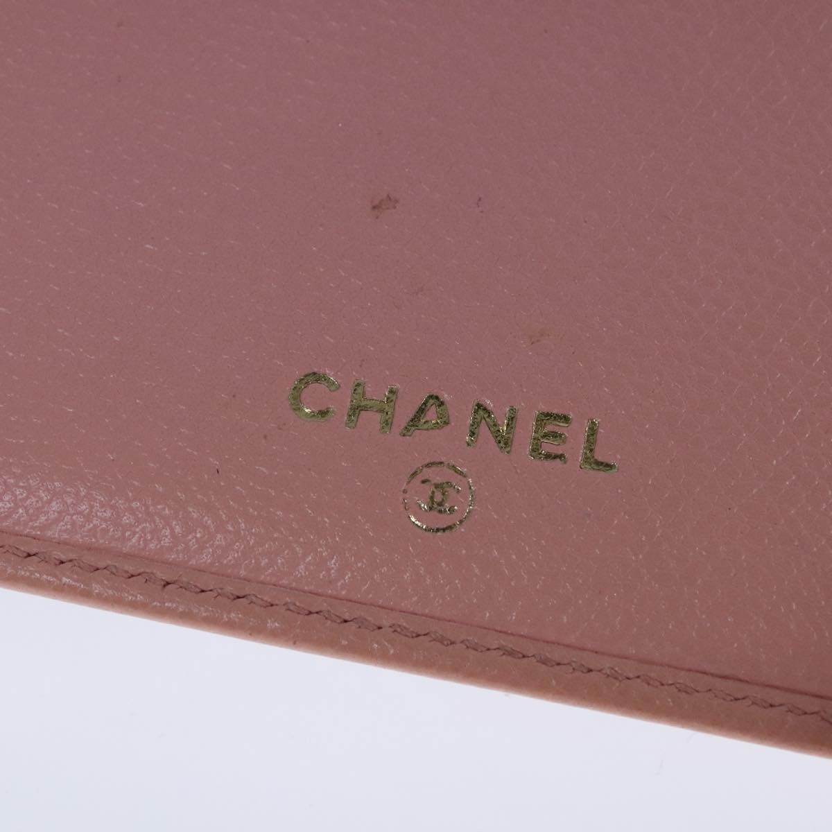 CHANEL Wallet Caviar Skin Pink CC 90900