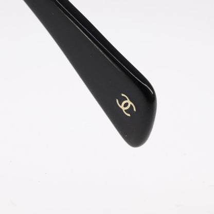 CHANEL Stone Sunglasses plastic Black CC 90919