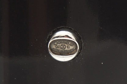 Chanel Black Silver Cuff Bracelet