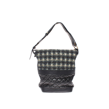 Chanel Tweed and Lambskin Tote Bag Leather Tote Bag in New Condition