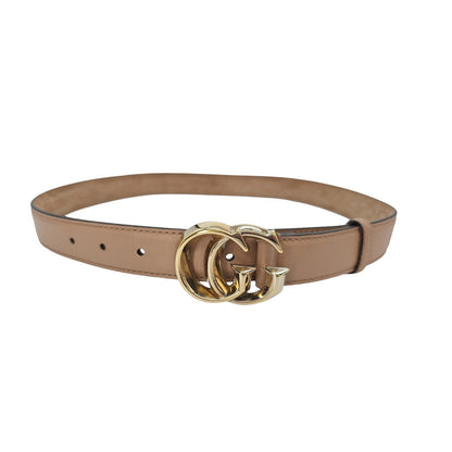 Gucci Calfskin Double G Belt Size 80/32