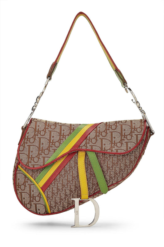 Dior, Rasta Diorissimo Saddle Bag, Multi