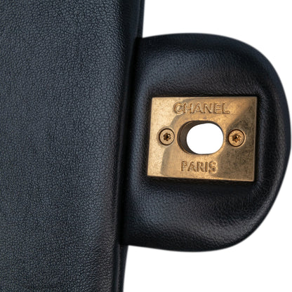 Black Chanel Mini Quilted Lambskin Heart Charms Flap Crossbody Bag