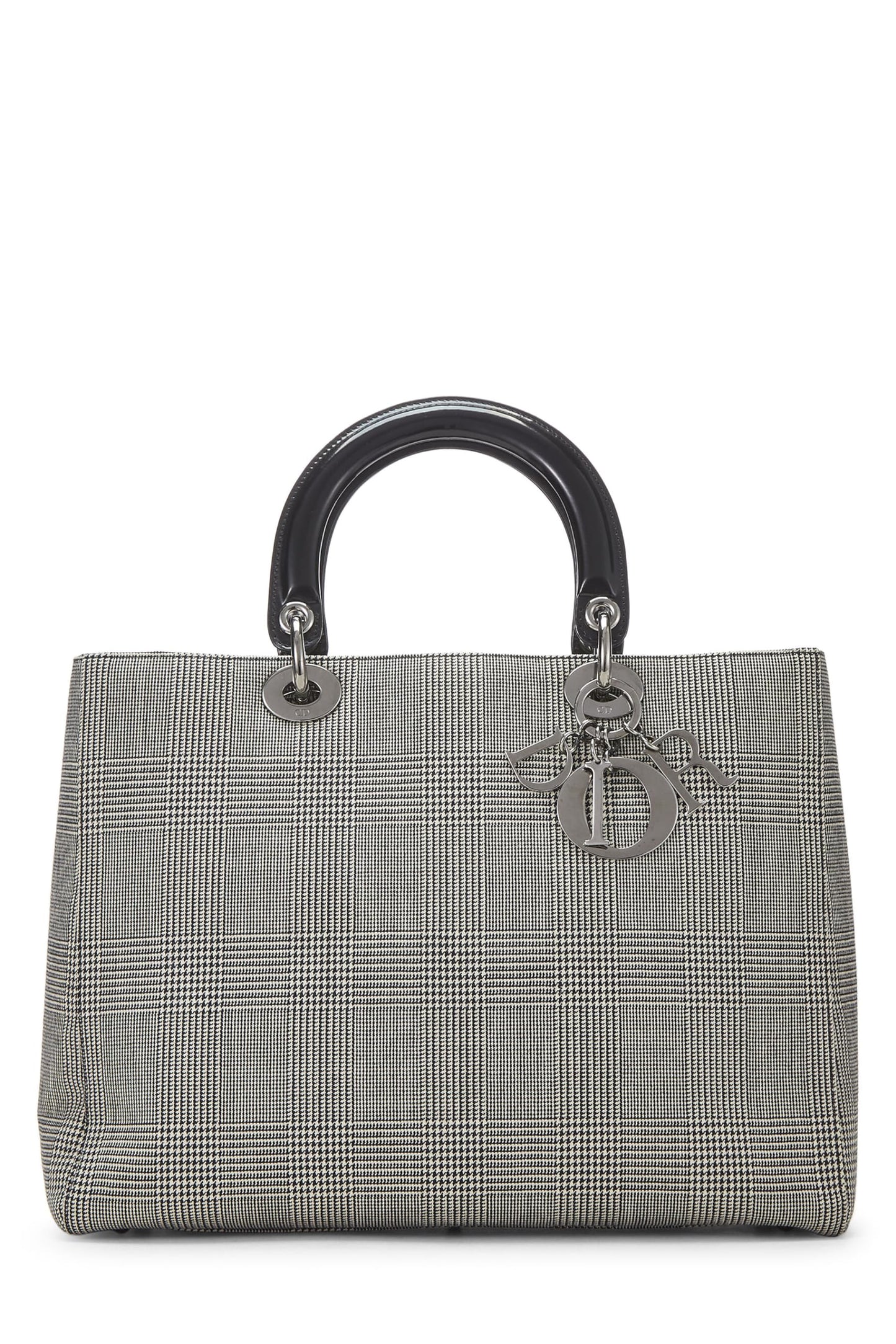 Dior, Black Houndstooth Lady Large, Black