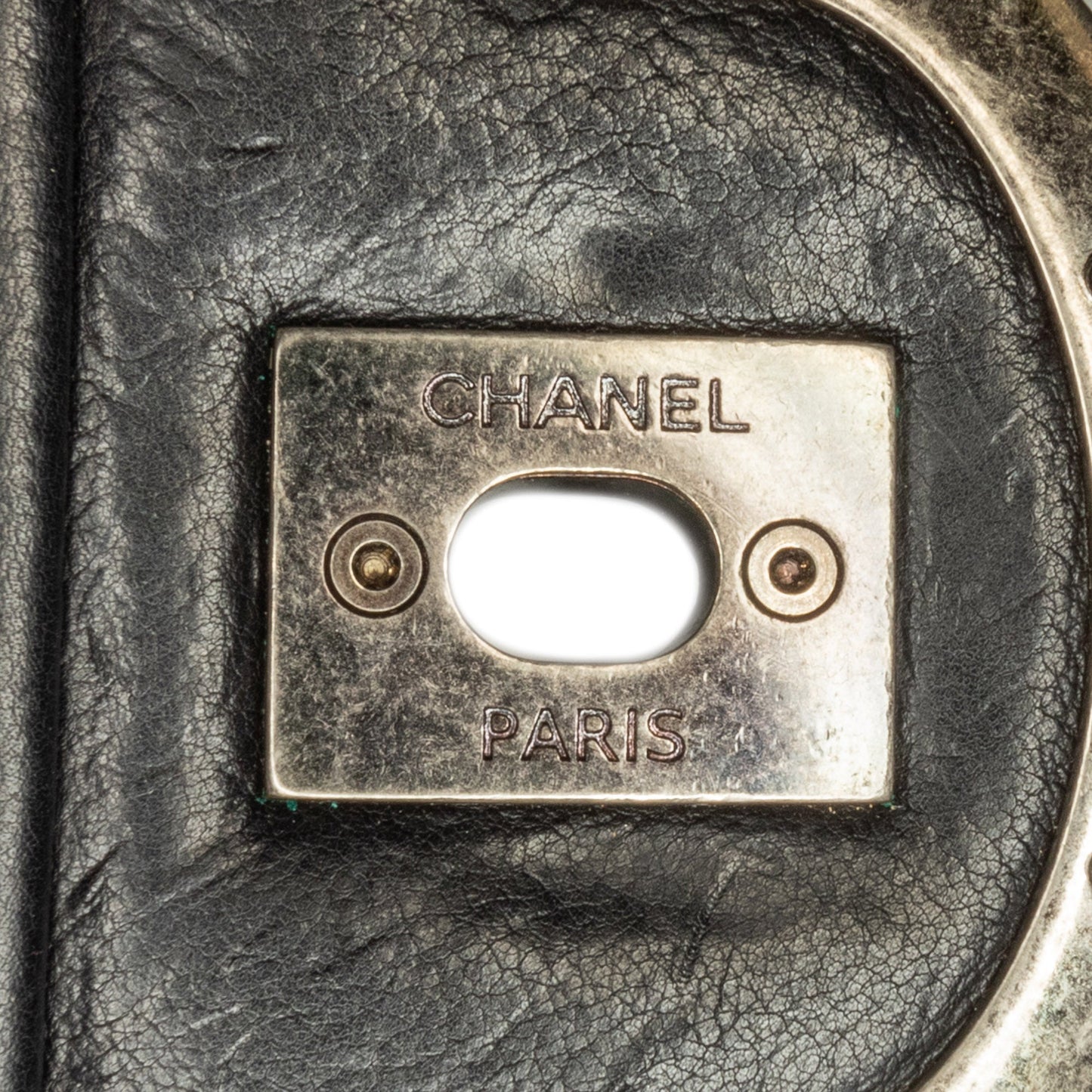 Black Chanel Medium Calfskin Paris-Edinburgh Coco Sporran Flap Crossbody Bag