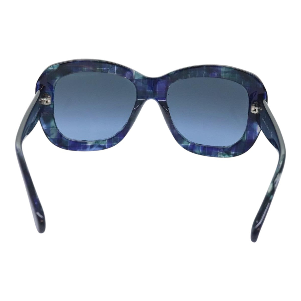 CHANEL Sunglasses plastic Navy Blue CC 93459