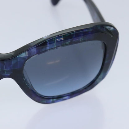 CHANEL Sunglasses plastic Navy Blue CC 93459