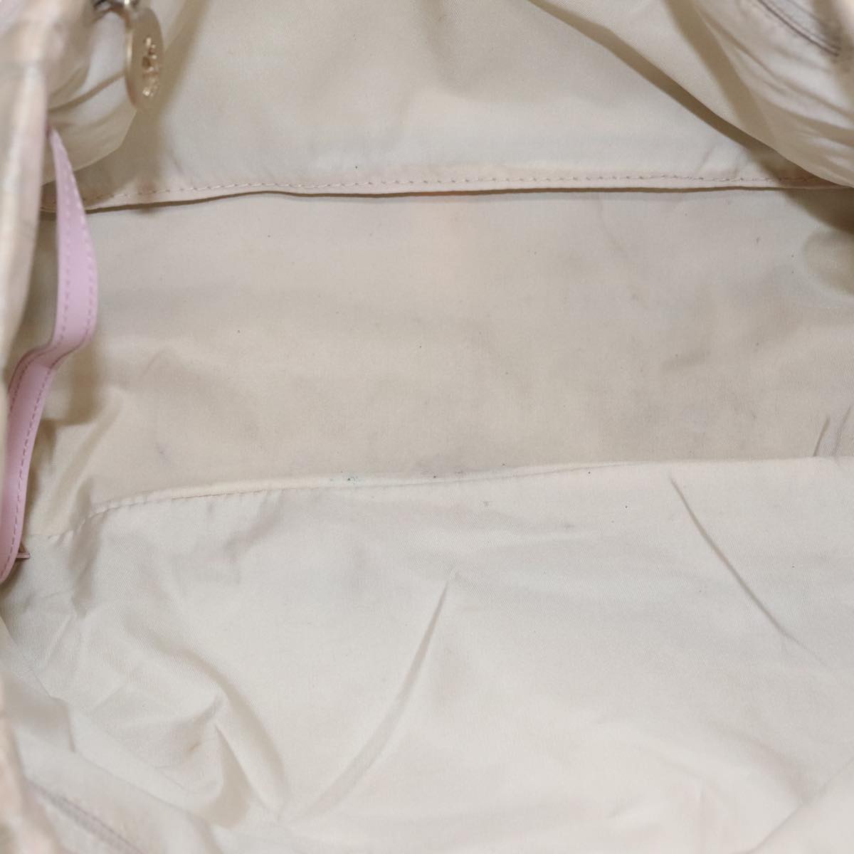 CHANEL New Travel line Tote Bag Nylon Pink Gold CC 93589