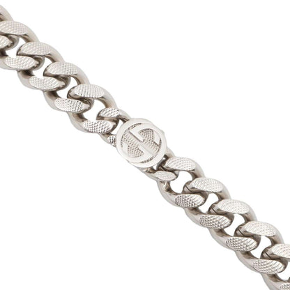 GUCCI ChainNecklace 100th Anniversary Limited Silver Metal