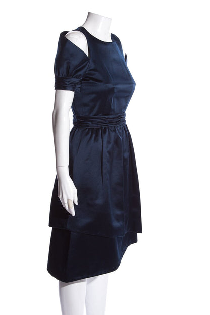 Chanel Navy Dress SZ 36 NWT