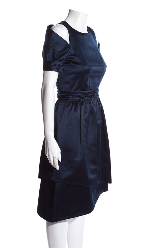Chanel Navy Dress SZ 36 NWT