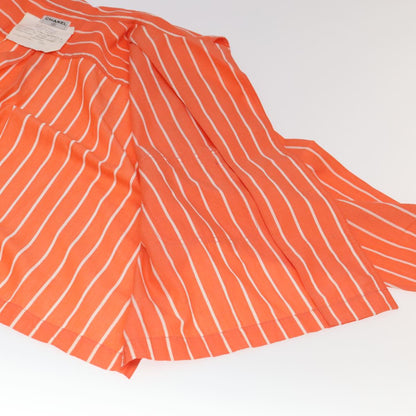CHANEL Shirt Cotton Orange CC 94245A