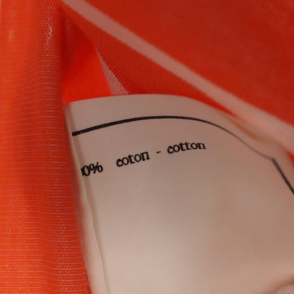 CHANEL Shirt Cotton Orange CC 94245A