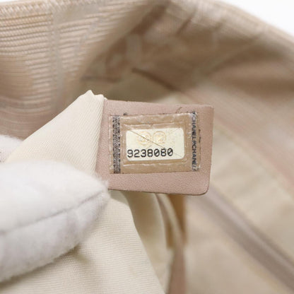 CHANEL New Travel line Tote Bag Nylon Beige CC 94803