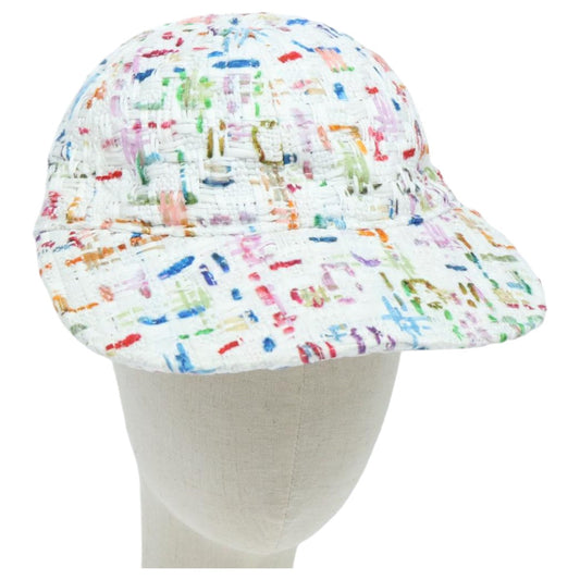 CHANEL Cap Tweed M Multicolor CC 94826A