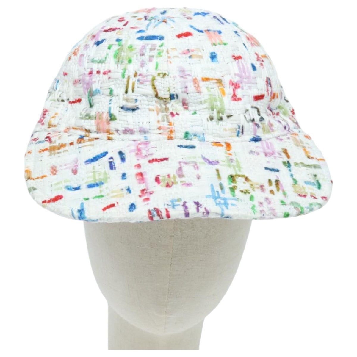 CHANEL Cap Tweed M Multicolor CC 94826A