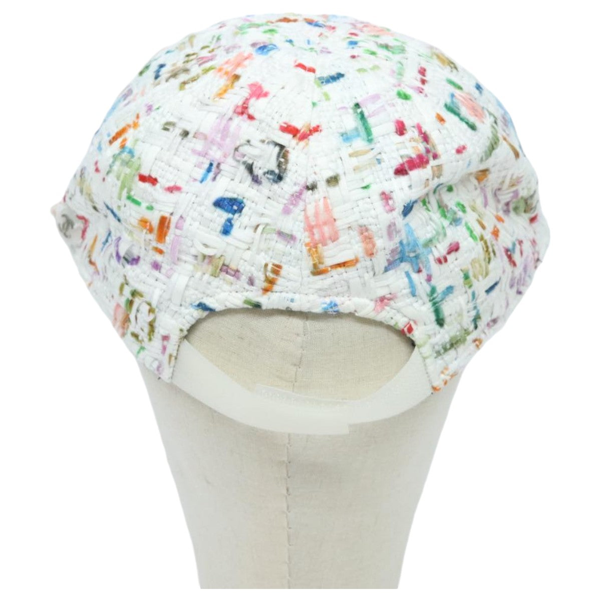 CHANEL Cap Tweed M Multicolor CC 94826A