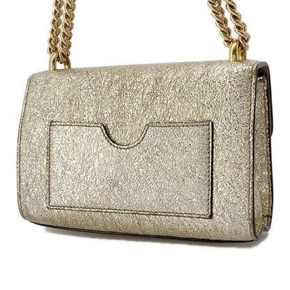 GUCCI ChainShoulder Gold 409487 Leather