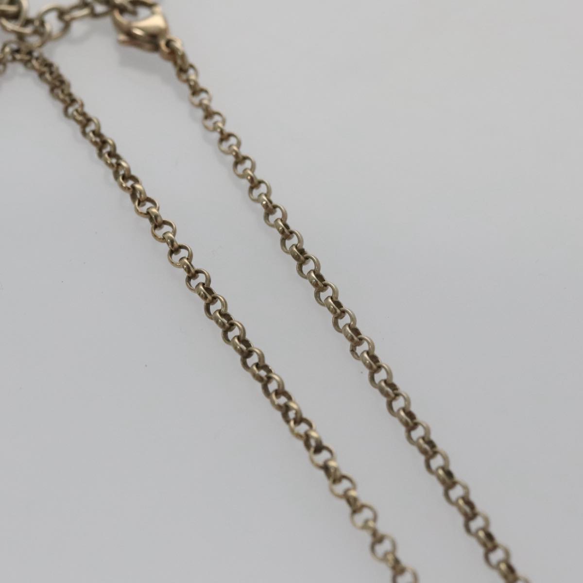 CHANEL Necklace metal Light Blue CC 96804