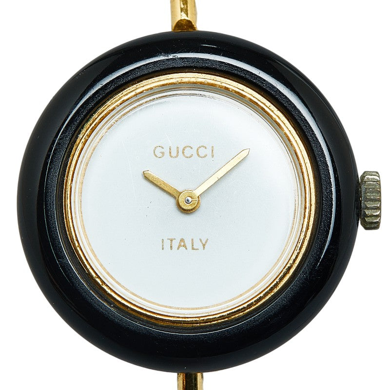 Gucci ChangiBezel  1100L Quartz White Dial Mecca  Gucci